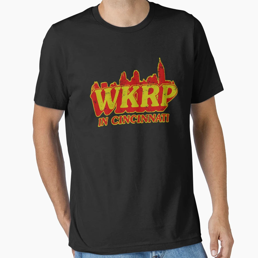 Wkrp Cincinnati T-Shirt - Minimalist Print Unisex - T-Shirt, Sweatshirt, Hoodie