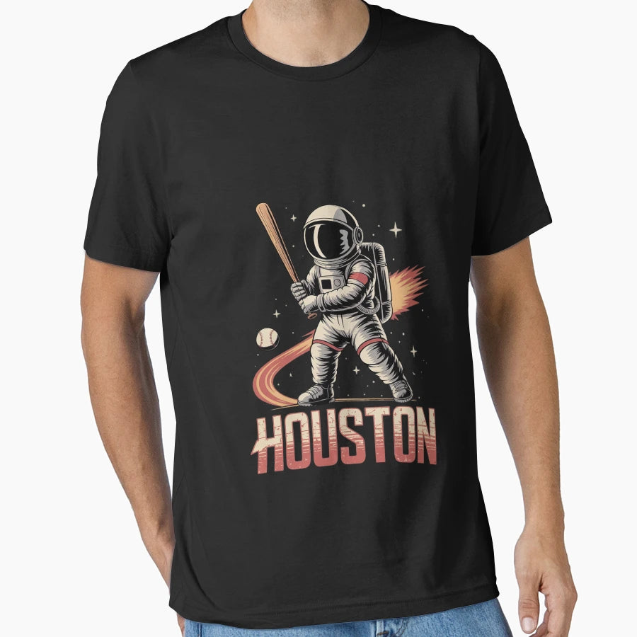 Houston Space City Baseball And T-Shirt - Streetwear Style Men Women - T-Shirt, Sweatshirt, Hoodie