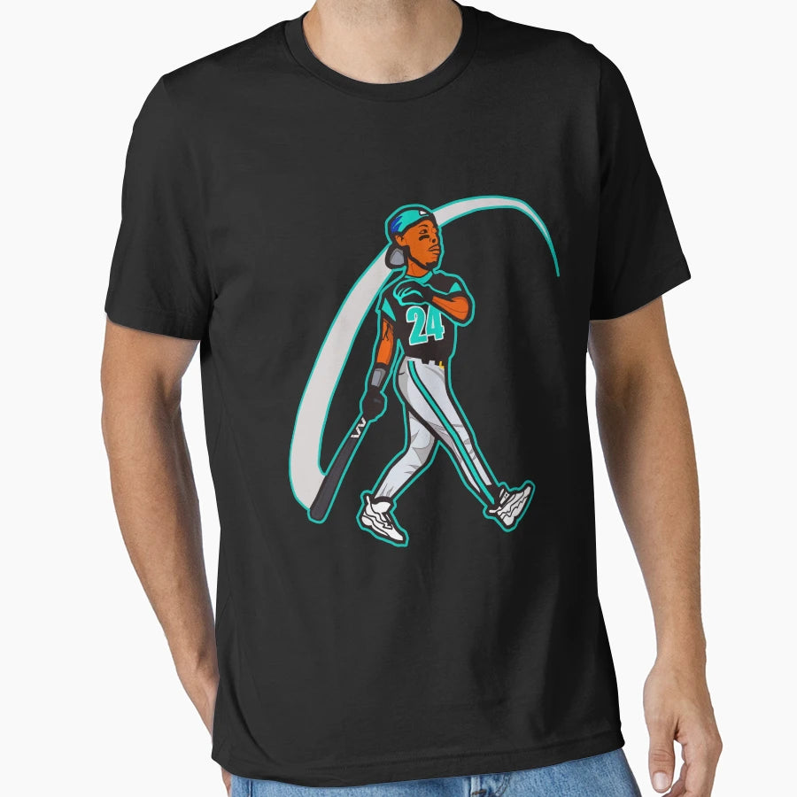 Ken Griffey Jr T-Shirt - Minimalist Print Unisex - T-Shirt, Sweatshirt, Hoodie