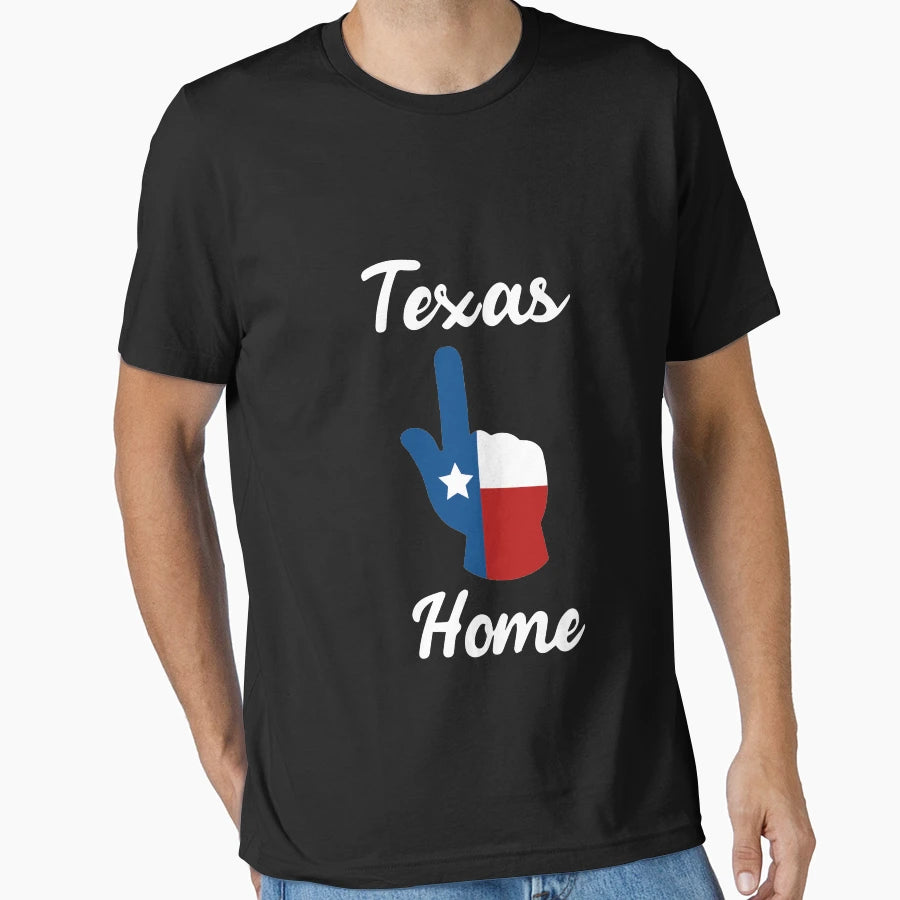 Texas Home T-Shirt - Minimalist Print Men Women - T-Shirt, Sweatshirt, Hoodie