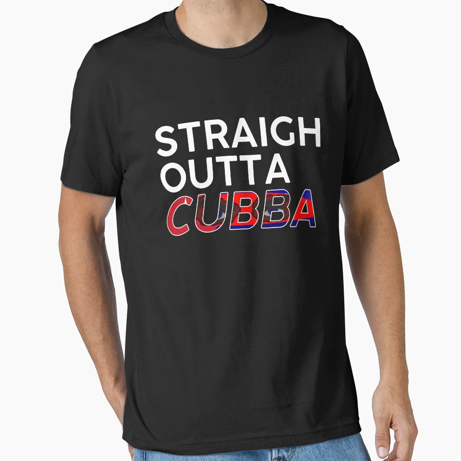 Copy Straight Outta Cuba Freedom T-Shirt - Casual Everyday Wear Men Women - T-Shirt, Sweatshirt, Hoodie