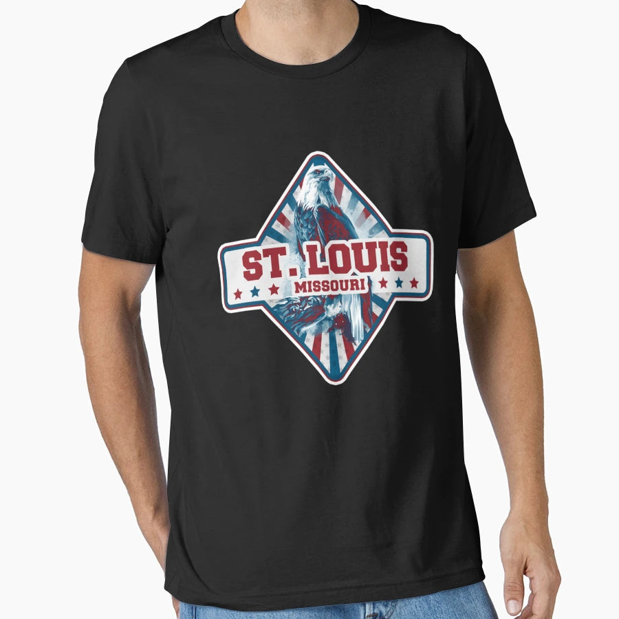 St Louis City Gift Town Usa T-Shirt - Fun Novelty Design for Adults - T-Shirt, Sweatshirt, Hoodie