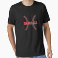 Baseball Player Fan Coach Sport T-Shirt - Minimalist Print Unisex - T-Shirt, Sweatshirt, Hoodie
