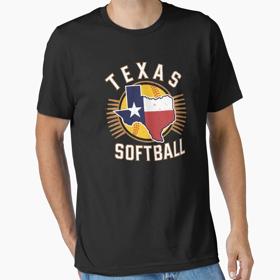 Texas Softball T-Shirt - Unique Graphic Men Women - T-Shirt, Sweatshirt, Hoodie