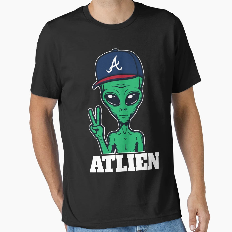 Atlanta Green Atlien T-Shirt - Custom Art Print for Adults - T-Shirt, Sweatshirt, Hoodie