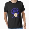 Baseball Mvp Bat Ball Most Valuable T-Shirt - Minimalist Print Men Women - T-Shirt, Sweatshirt, Hoodie