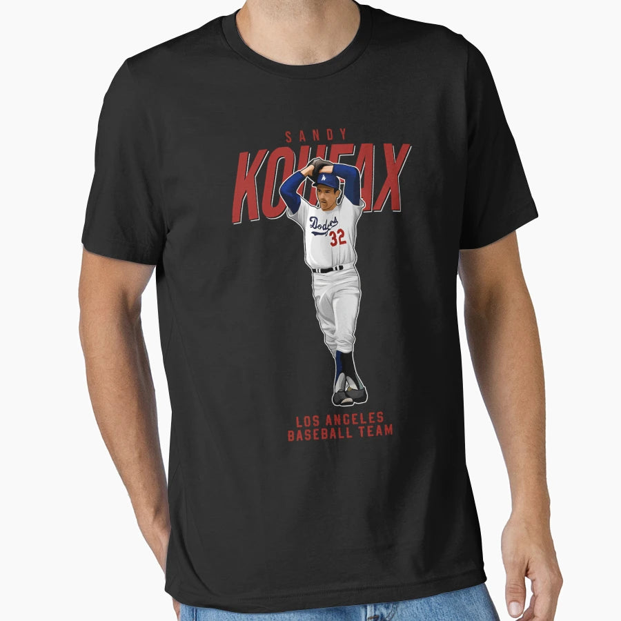 Sandy Koufax 32 Los Angeles Baseball T-Shirt - Minimalist Print for Adults - T-Shirt, Sweatshirt, Hoodie