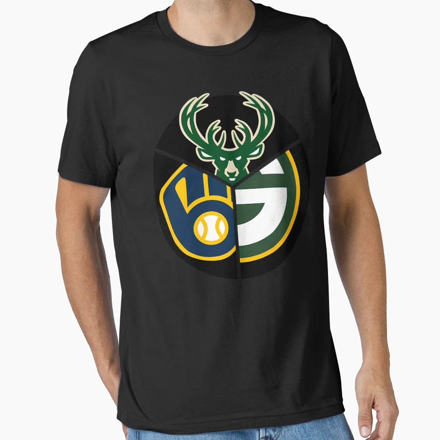 Wisco Sports Triquad T-Shirt - Fun Novelty Design Unisex - T-Shirt, Sweatshirt, Hoodie
