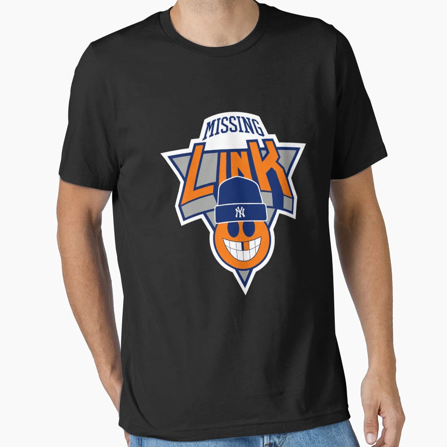 Missinglinkhc Ny Knicks T-Shirt - Fun Novelty Design for Adults - T-Shirt, Sweatshirt, Hoodie