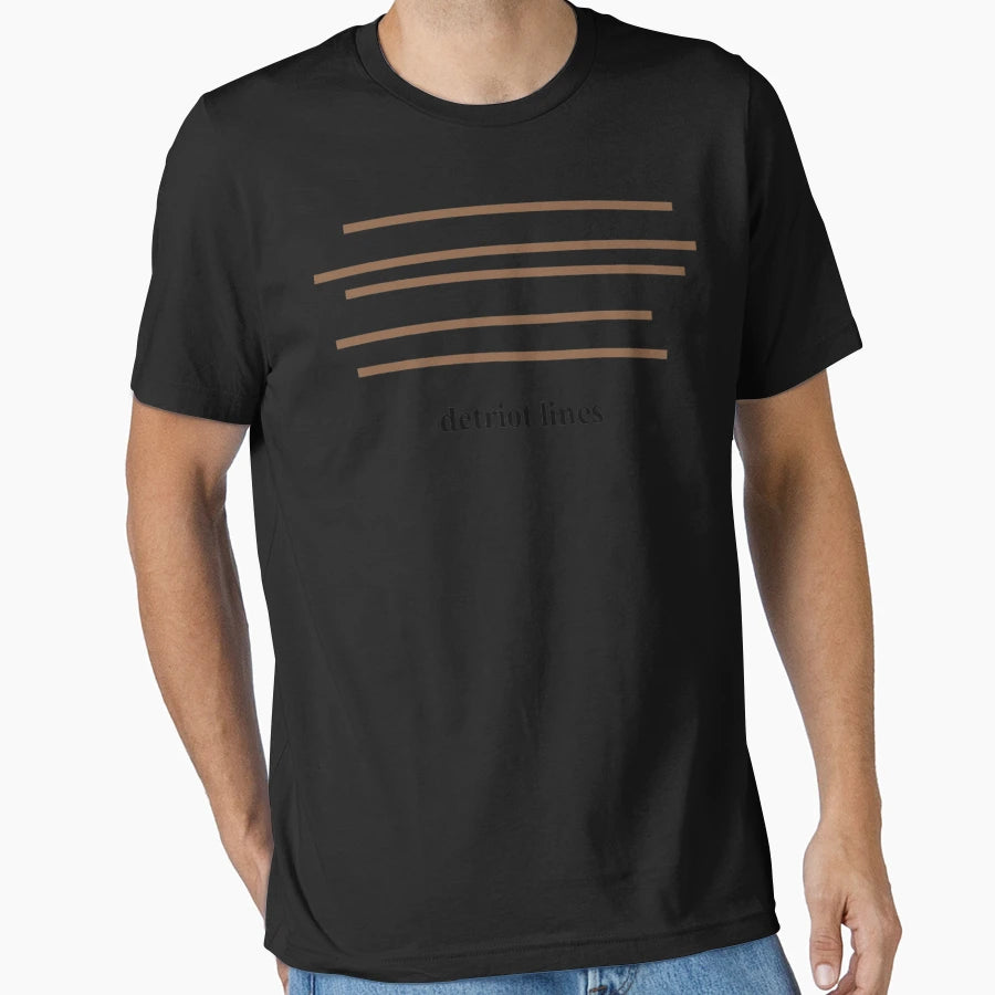 Detriot Lines T-Shirt - Casual Everyday Wear Unisex - T-Shirt, Sweatshirt, Hoodie