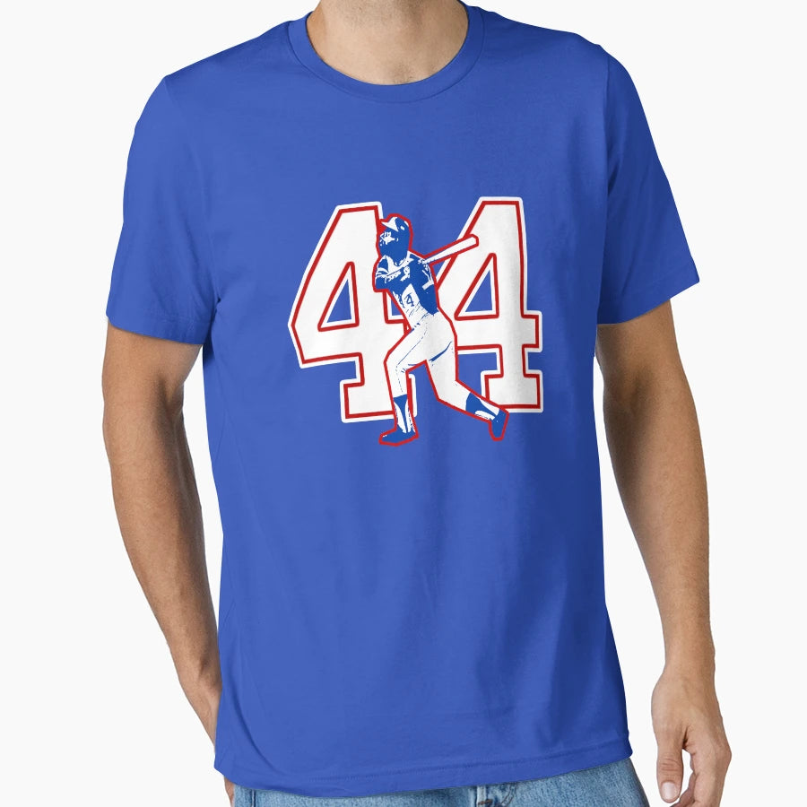 Hammerin Hank Home Run 755 Old T-Shirt - Minimalist Print for Adults - T-Shirt, Sweatshirt, Hoodie