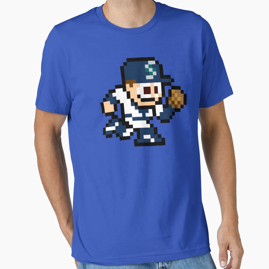 Seattle 8 Bit Player T-Shirt - Trendy Graphic Men Women - T-Shirt, Sweatshirt, Hoodie