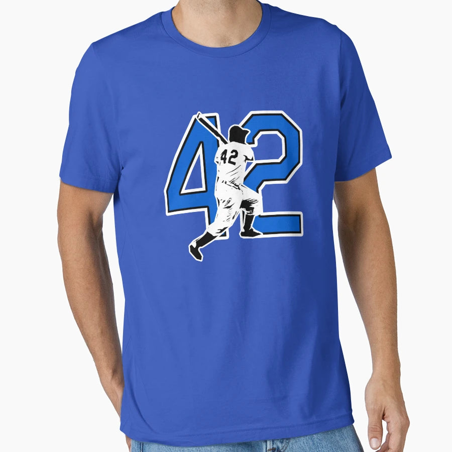 Brooklyn Baseball 42 Retired Number T-Shirt - Novelty Apparel Men Women - T-Shirt, Sweatshirt, Hoodie