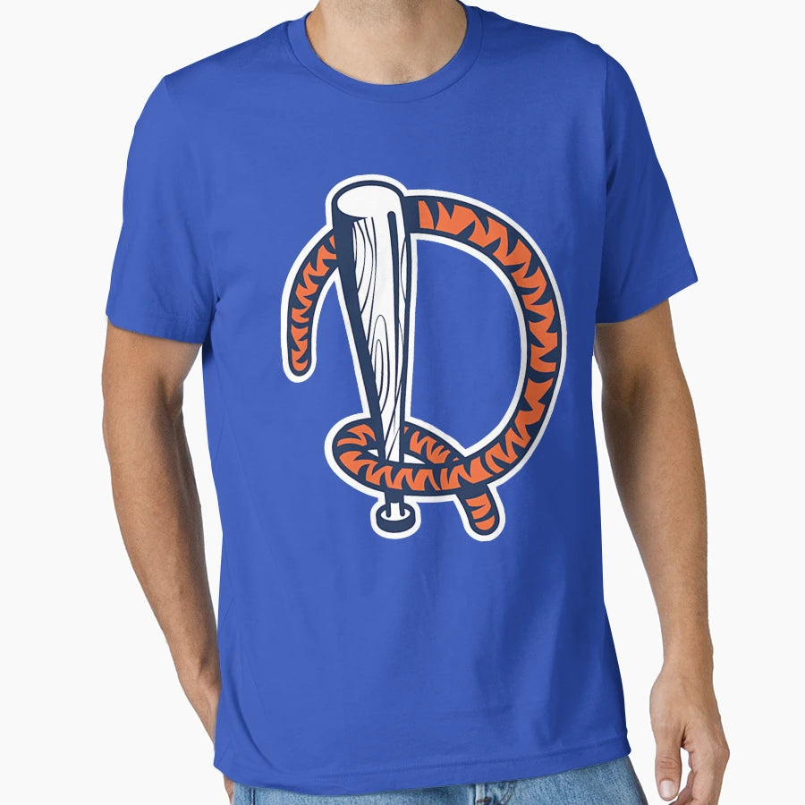 Tiger Baseball D T-Shirt - Graphic Print for Adults - T-Shirt, Sweatshirt, Hoodie