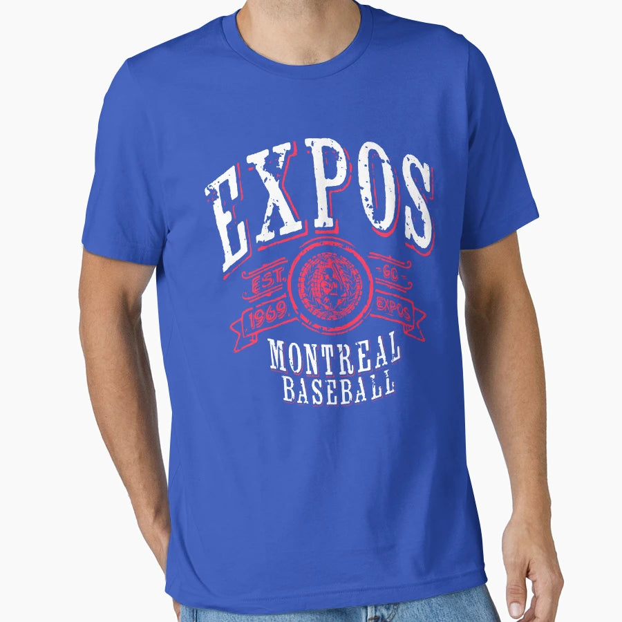 Expos Baseball T-Shirt - Custom Art Print Men Women - T-Shirt, Sweatshirt, Hoodie