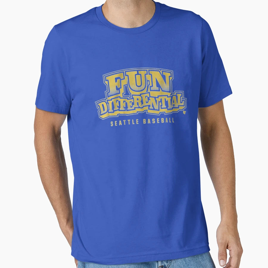 Fun Differential Seattle Baseball T-Shirt - Graphic Print for Adults - T-Shirt, Sweatshirt, Hoodie