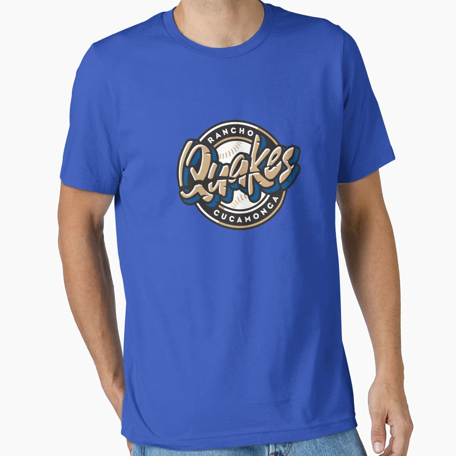 Quakes Baseball Logo T-Shirt - Minimalist Print Unisex - T-Shirt, Sweatshirt, Hoodie