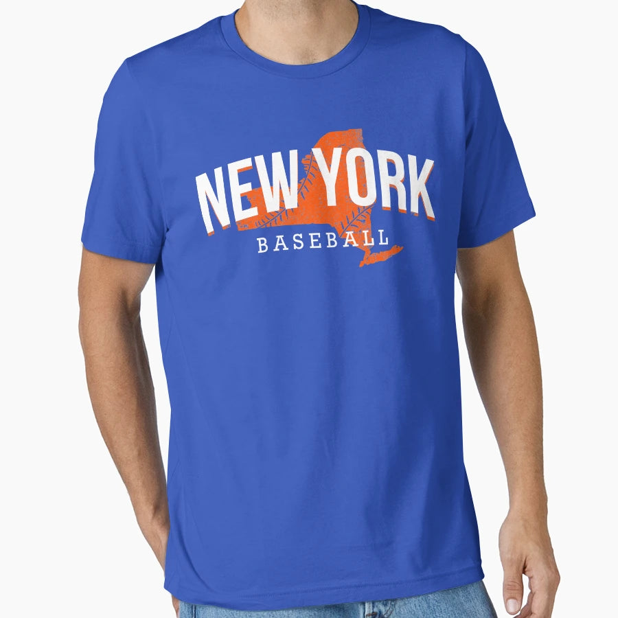 New York Baseball T-Shirt - Custom Art Print Men Women - T-Shirt, Sweatshirt, Hoodie