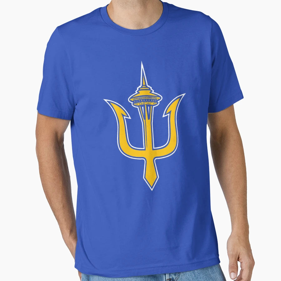 Seattle Trident Space Needle Logo T-Shirt - Streetwear Style for Adults - T-Shirt, Sweatshirt, Hoodie
