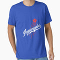 Sakura Japangeles Los Angeles Dodgers Logo T-Shirt - Novelty Apparel Unisex - T-Shirt, Sweatshirt, Hoodie