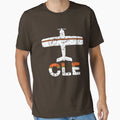 Fly Cleveland Cle Airport T-Shirt - Streetwear Style for Adults - T-Shirt, Sweatshirt, Hoodie