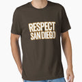 Respect San Diego Sd Baseball California T-Shirt - Trendy Graphic Men Women - T-Shirt, Sweatshirt, Hoodie