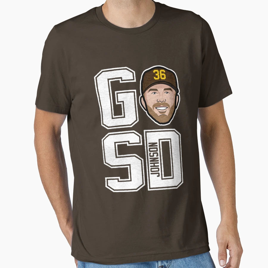 Pierce Johnson Go Sd T-Shirt - Trendy Graphic Unisex - T-Shirt, Sweatshirt, Hoodie