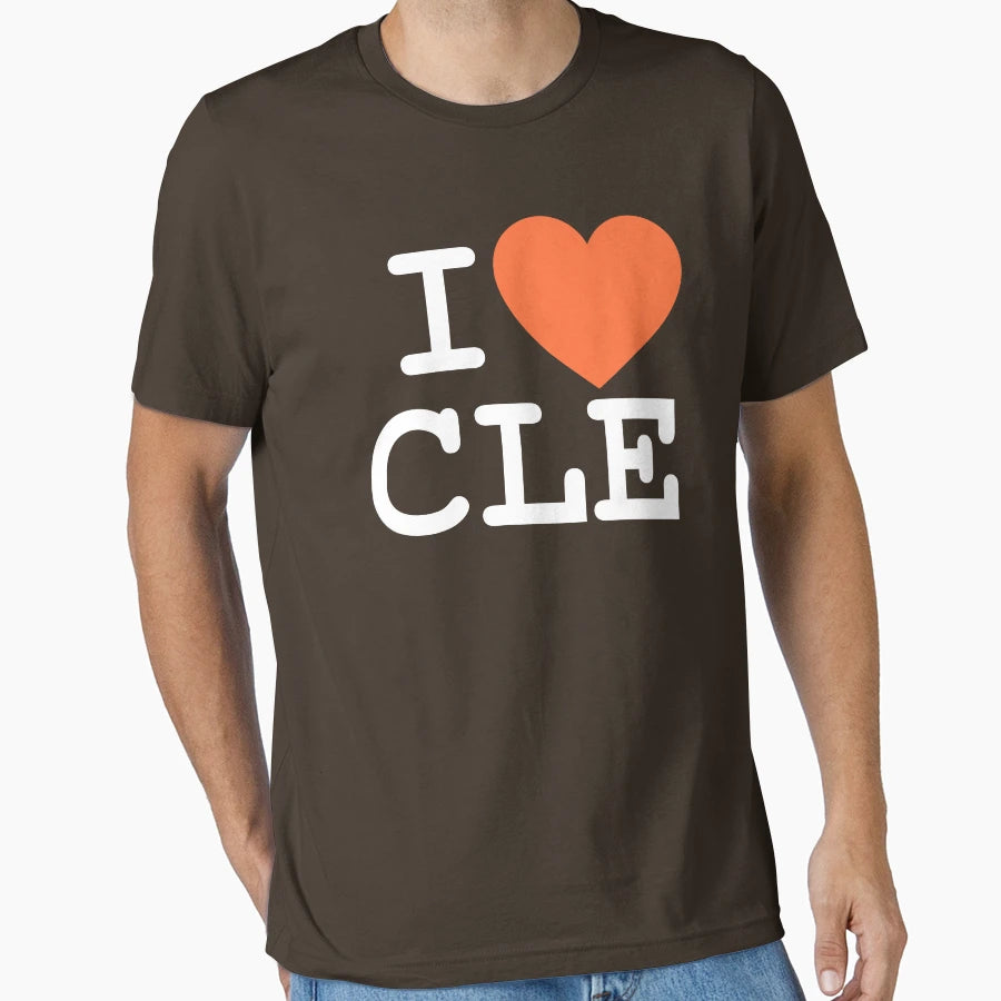 I Heart Cle Cleveland Alternate T-Shirt - Casual Everyday Wear Unisex - T-Shirt, Sweatshirt, Hoodie