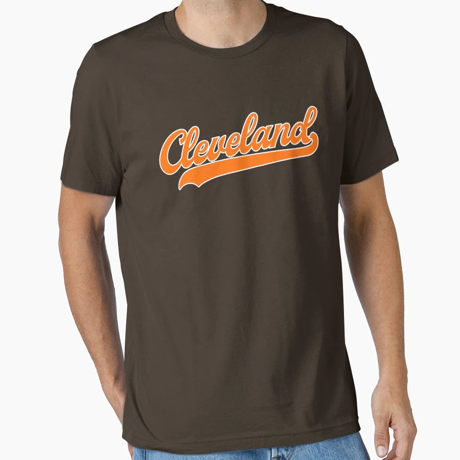 Cleveland Scripted T-Shirt - Unique Graphic Men Women - T-Shirt, Sweatshirt, Hoodie
