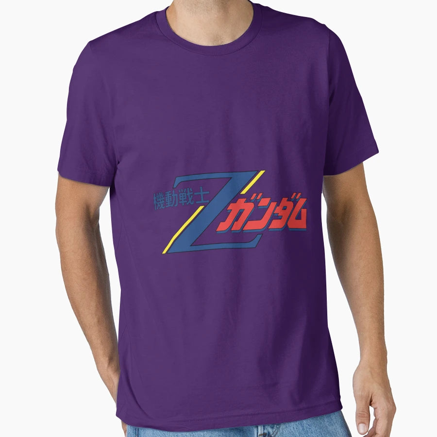 Gundam Zeta Title Logo Jp T-Shirt - Novelty Apparel Unisex - T-Shirt, Sweatshirt, Hoodie