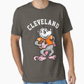 Cleveland Football Rally Possum Orange T-Shirt - Trendy Graphic Men Women - T-Shirt, Sweatshirt, Hoodie
