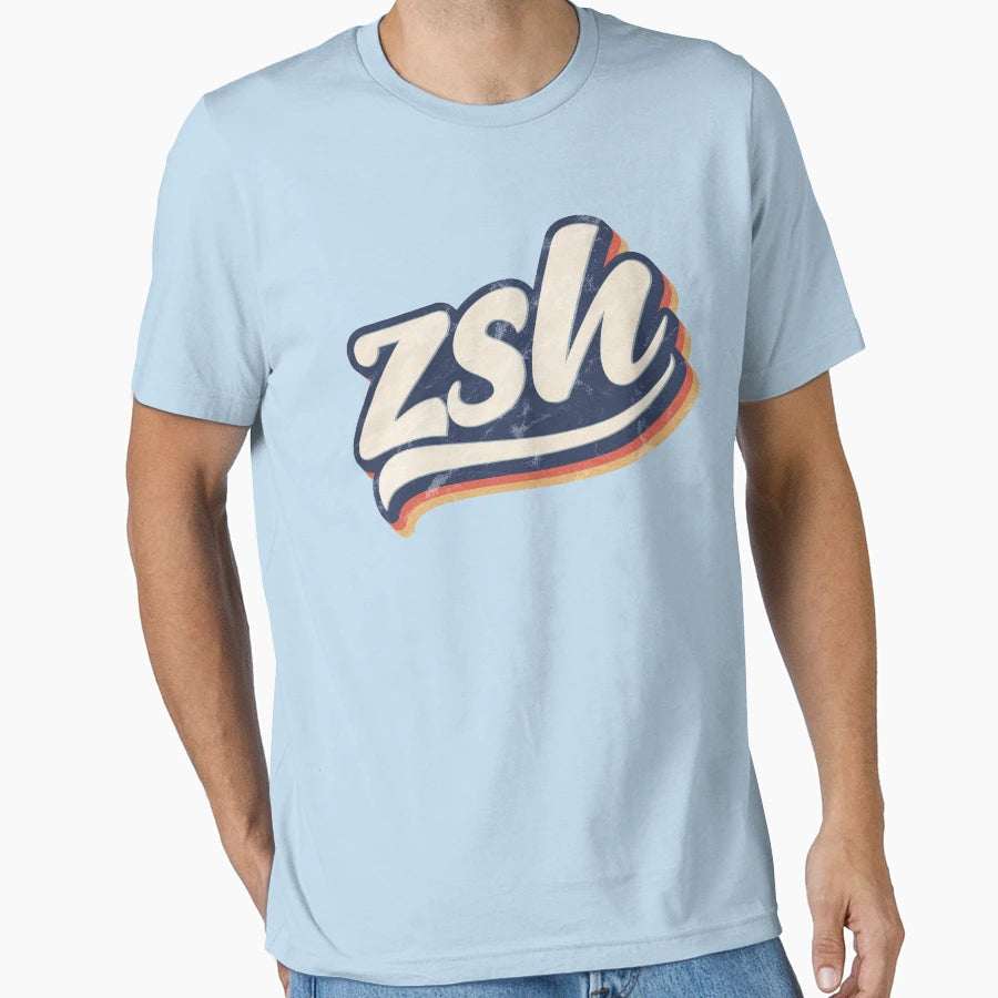 Zsh Worn Zshell T-Shirt - Trendy Graphic Men Women - T-Shirt, Sweatshirt, Hoodie