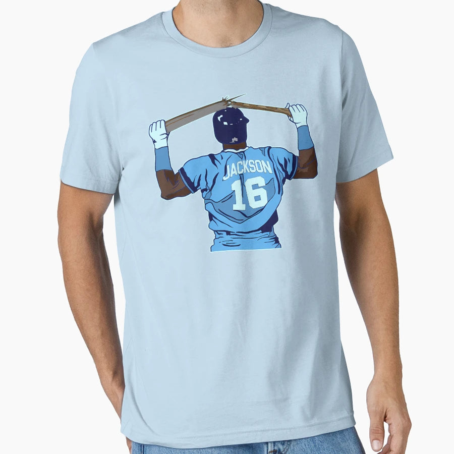 Bo Jackson Bat Break Copy T-Shirt - Minimalist Print Men Women - T-Shirt, Sweatshirt, Hoodie