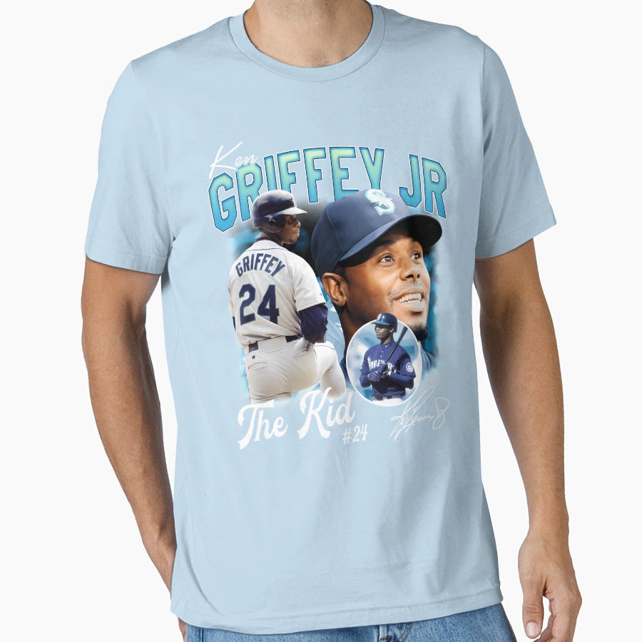 Ken Griffey Jr Baseball Signature Gift T-Shirt - Unique Graphic Unisex - T-Shirt, Sweatshirt, Hoodie