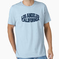 Los Angeles California Navy T-Shirt - Trendy Graphic for Adults - T-Shirt, Sweatshirt, Hoodie