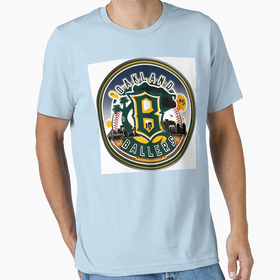 Oakland Ballers Baseball T-Shirt - Trendy Graphic Men Women - T-Shirt, Sweatshirt, Hoodie