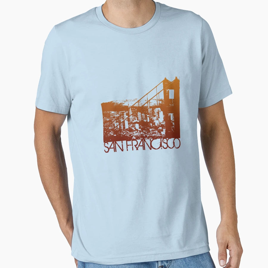 San Francisco Skyline T-Shirt - Trendy Graphic Men Women - T-Shirt, Sweatshirt, Hoodie