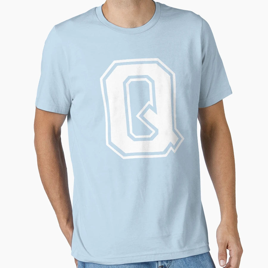 Letter Q Alphabet T-Shirt - Fun Novelty Design Men Women - T-Shirt, Sweatshirt, Hoodie