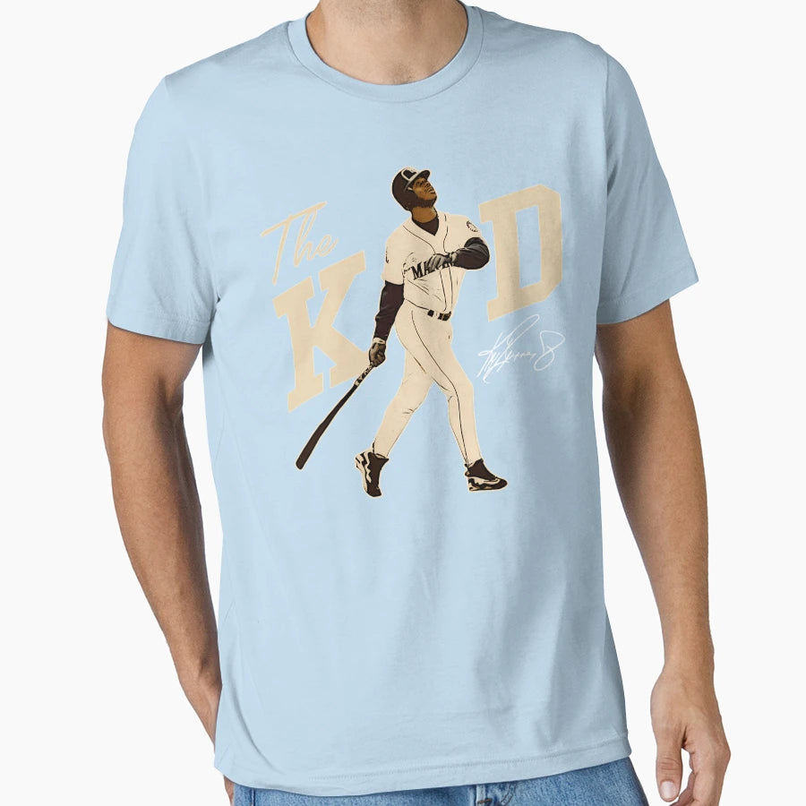 Ken Griffey Jr Baseball Signature Gift T-Shirt - Trendy Graphic for Adults - T-Shirt, Sweatshirt, Hoodie