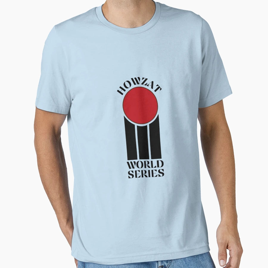 Cricket World Series Logo 70 X27 T-Shirt - Casual Everyday Wear Men Women - T-Shirt, Sweatshirt, Hoodie