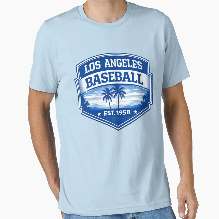 Los Angeles Baseball West Coast Palm T-Shirt - Aesthetic Graphic Men Women - T-Shirt, Sweatshirt, Hoodie