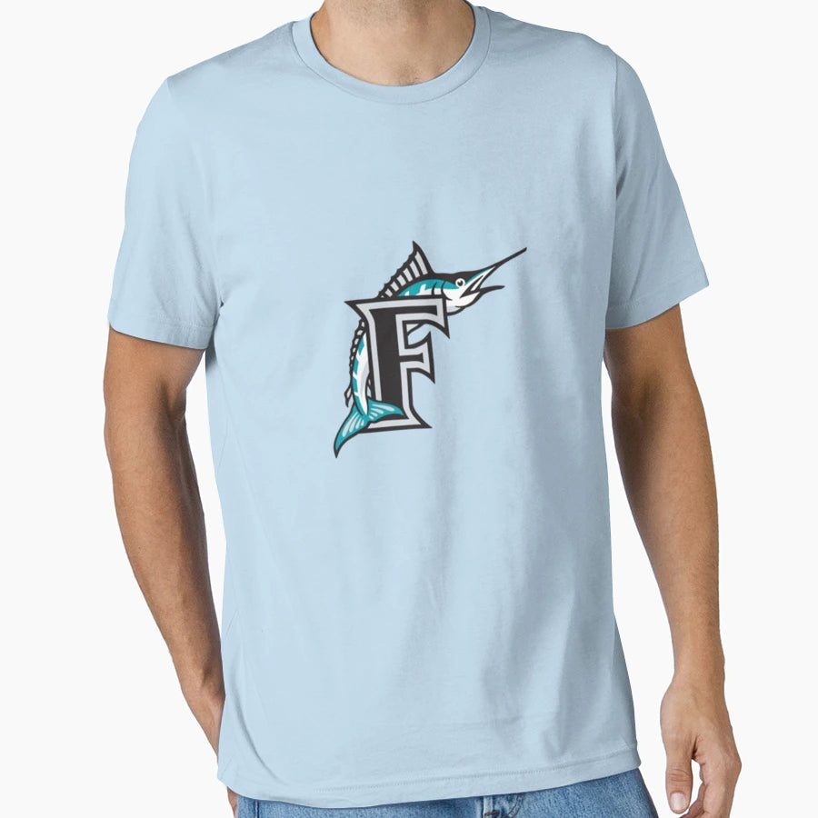 Florida Marlins Logo T-Shirt - Casual Everyday Wear Men Women - T-Shirt, Sweatshirt, Hoodie