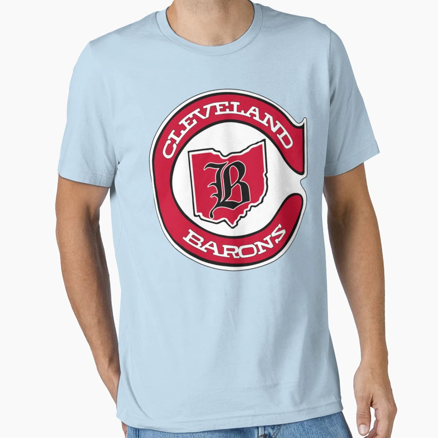 Cleveland Barons Logo T-Shirt - Casual Everyday Wear Men Women - T-Shirt, Sweatshirt, Hoodie