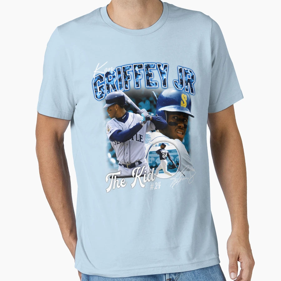 Ken Griffey Jr Basketball Legend T-Shirt - Custom Art Print for Adults - T-Shirt, Sweatshirt, Hoodie