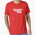 Kansas City White Text T-Shirt - Minimalist Print for Adults - T-Shirt, Sweatshirt, Hoodie
