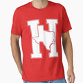 Houston Texas H Town White Red T-Shirt - Unique Graphic for Adults - T-Shirt, Sweatshirt, Hoodie