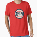 Usa Baseball T-Shirt - Unique Graphic Men Women - T-Shirt, Sweatshirt, Hoodie