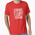 Straight Outta Cleveland T-Shirt - Trendy Graphic Unisex - T-Shirt, Sweatshirt, Hoodie