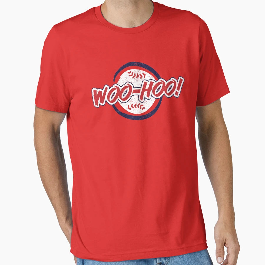Woo Hoo Baseball T-Shirt - Graphic Print Men Women - T-Shirt, Sweatshirt, Hoodie