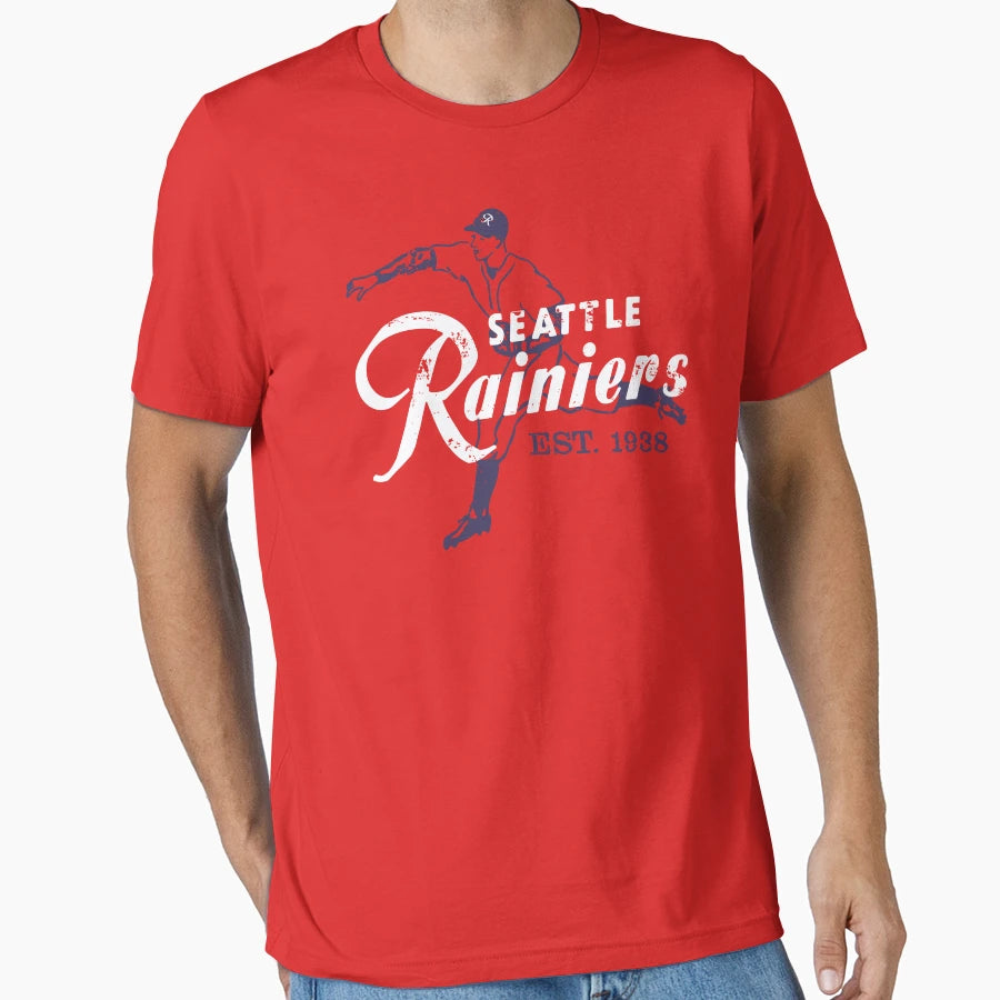 Seattle Rainiers Defunct Baseball T-Shirt - Casual Everyday Wear for Adults - T-Shirt, Sweatshirt, Hoodie
